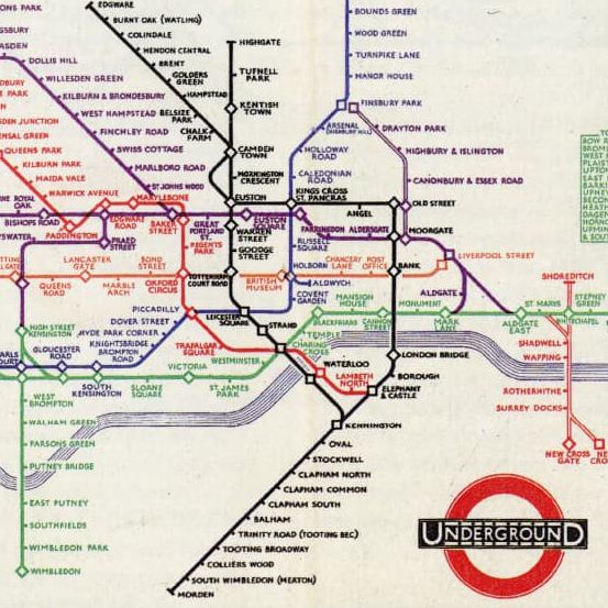 Beck's London Underground map