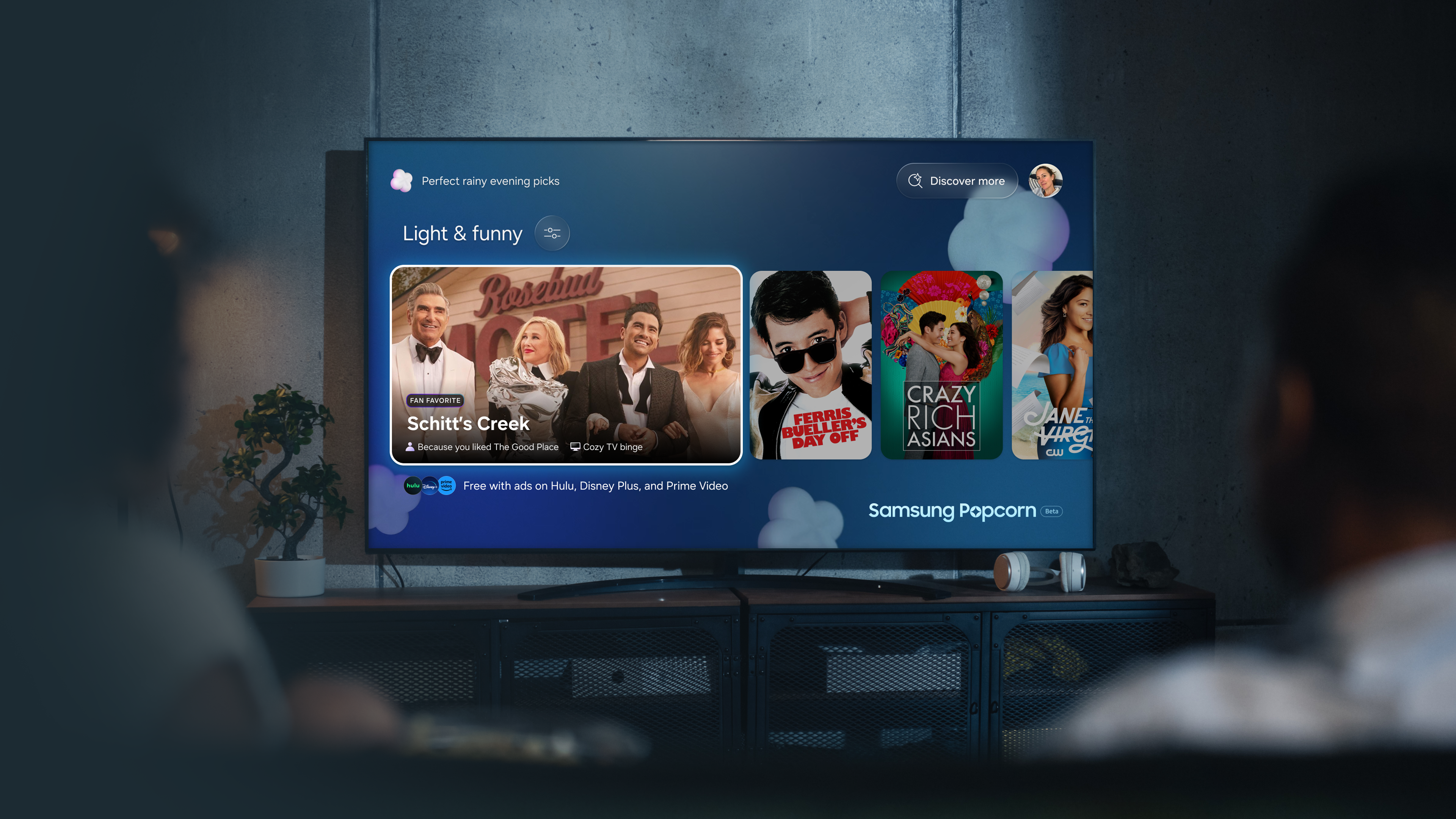 Samsung Popcorn TV social viewing experience