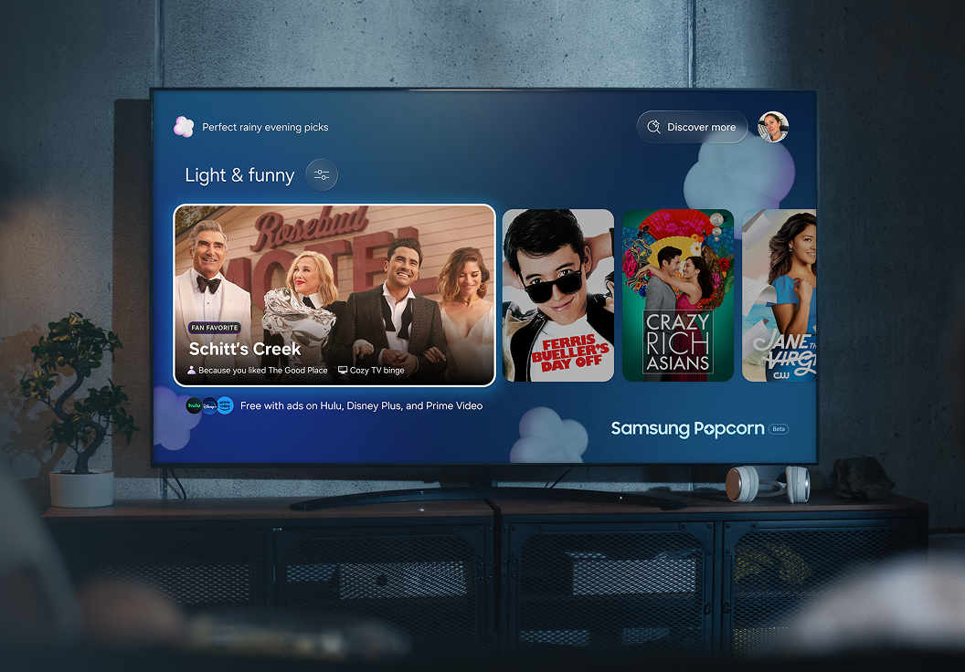 Samsung Popcorn TV social viewing experience